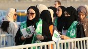 زنان عربستانی در همه شهرها به ورزشگاه‌ها می‌روند