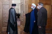 تصاویر/ دومین دیدار روحانی و رئیسی