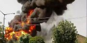 آتش‌سوزی در پتروشیمی امیرکبیر ماهشهر