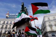همبستگی باشکوه اسپانیایی‌ها با مردم فلسطین