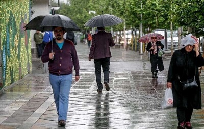هواشناسی: هوای ۱۷ استان از امروز تا فردا بارانی است