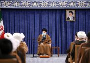 عکس / حسن روحانی در دیدار اعضای خبرگان با رهبر معظم انقلاب