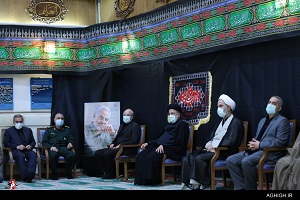 عکس/ مراسم سوگواری شب تاسوعای حسینی در نهاد ریاست جمهوری