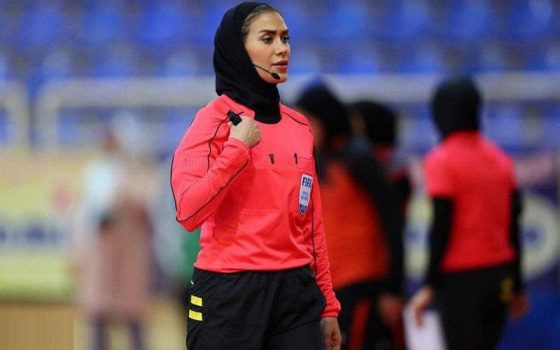 نخستین داور زن ایرانی در جام جهانی مردان: دلم نمی خواهد فینال را قضاوت کنم!
