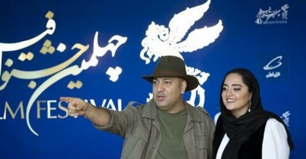 عکس/ نرگس محمدی و همسرش در جشنواره فیلم فجر