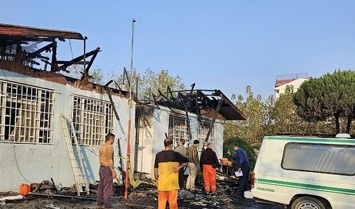 آتش‌سوزی در کمپ ترک اعتیاد لنگرود / ۳۲ نفر کشته شدند